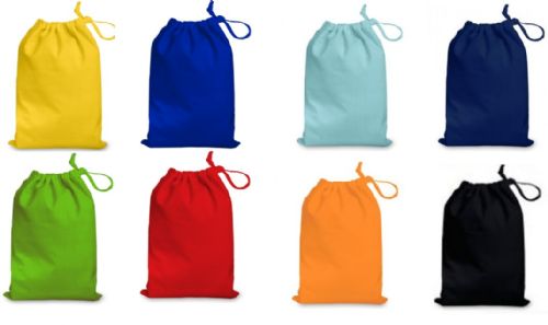 Dark Green Large cotton bag ideal for Carcassonne tiles